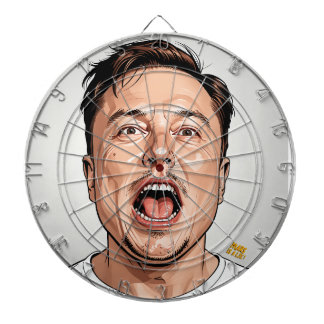 Cible De Fléchettes Elon Musk Dartboard – Take Your Best Shot!