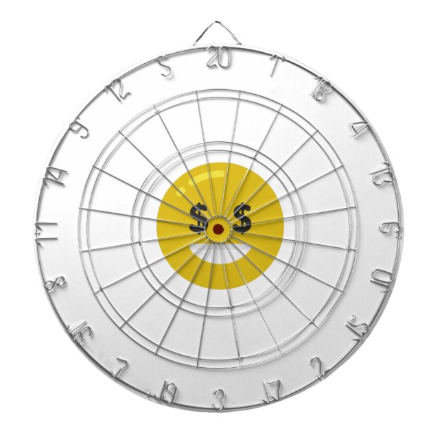 Cible De Fléchettes emoji oeil argent (Devant)