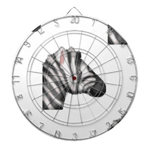 Cible De Fléchettes emoji zebra