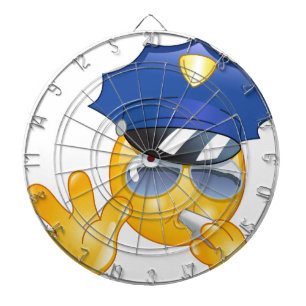 Cible De Fléchettes émoticône de police