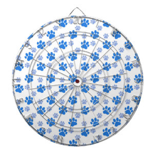 Cible De Fléchettes Empreinte de Patte de Chien Simple Amoureux des An