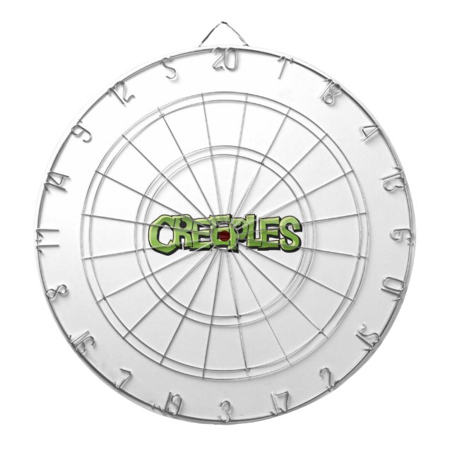 Cible de fléchettes en cage métallique (Devant)