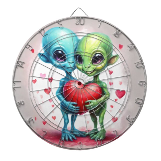 Cible De Fléchettes Épingler mon cœur (Devant)