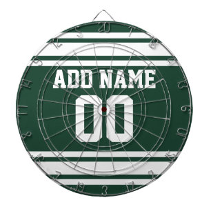 Cible De Fléchettes Équipe Jersey avec nom et numéro personnalisés