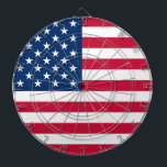 Cible De Fléchettes États-Unis d'Amérique<br><div class="desc">USA - Etats-Unis d'Amérique - Drapeau - Patriotique - Fête de l'Indépendance - 4 juillet - Personnalisable - Choisissez / Ajoutez votre texte unique / Couleur / Image - Faites votre cadeau spécial - Redimensionnez et déplacez ou supprimez et ajoutez des éléments / image avec outil de personnalisation. Vous pouvez...</div>
