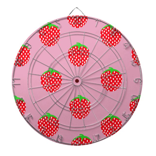 Cible De Fléchettes Été Merveilleux aux Fruits Rouges (Devant)