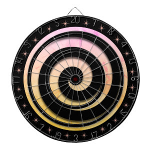 Cible De Fléchettes Étoiles de battement hypnotique spirale et régulat