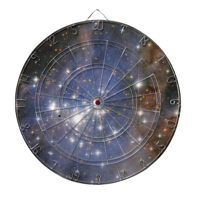 Cible De Fléchettes Étoiles de diamant en Carina Nebula Hubble Space (Devant)