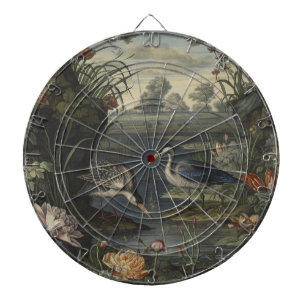 Cible De Fléchettes Étude traditionnelle de la faune de Héron