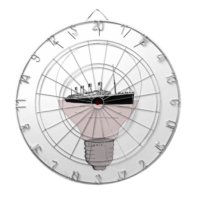 Cible De Fléchettes Expédier dans une ampoule (Devant)