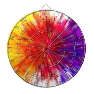 Cible De Fléchettes Explosion de couleur