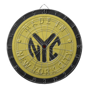 Cible De Fléchettes Fabriqué À New York