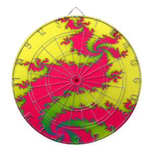Cible de flechettes fâcheuse du dragon du Nouvel A