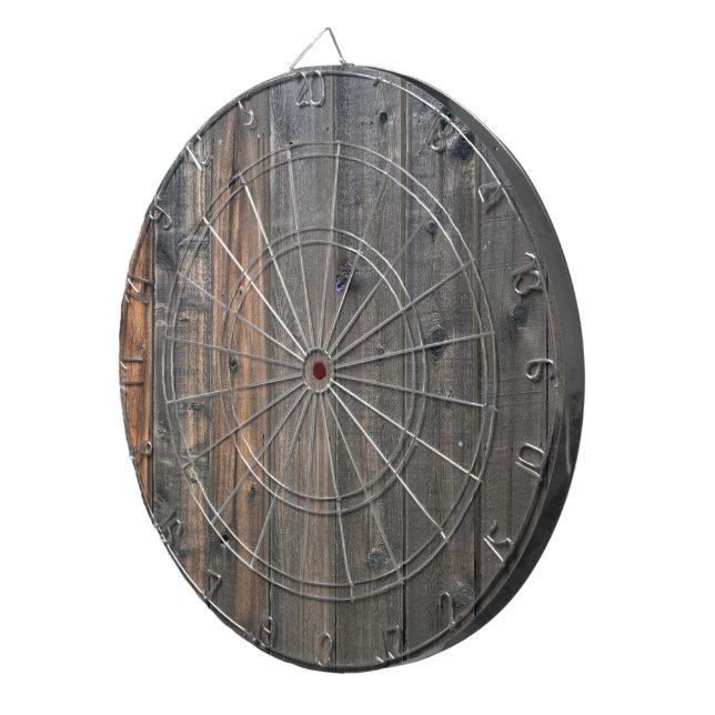 Cible De Fléchettes Fermeture de la clôture de séquoia patiné Imprimer (Devant droit)