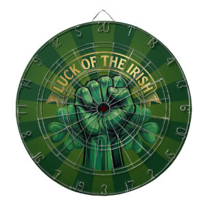 Cible De Fléchettes Fête de la Saint-Patrick Chance des Irlandais Poin