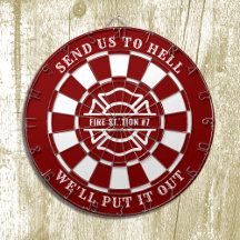 Feu de pompier Fireman Dartboard et fléchettes