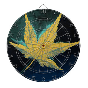 Cible De Fléchettes Feuille d'art 16