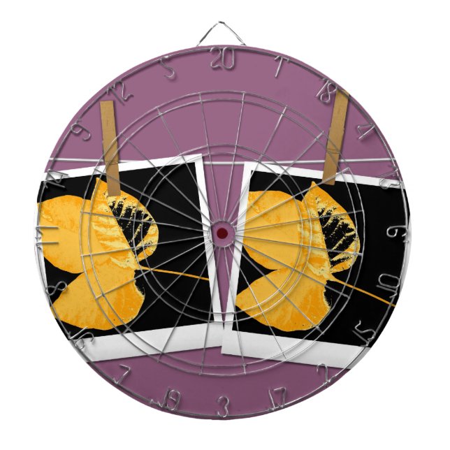 Cible De Fléchettes Feuille d'art 4 (Devant)