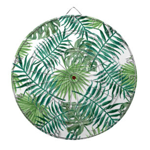 Cible De Fléchettes Feuilles de la jungle tropicale