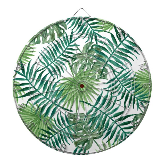 Cible De Fléchettes Feuilles de la jungle tropicale (Devant)