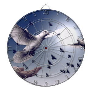 Cible De Fléchettes Fiducie de la main de la colombe