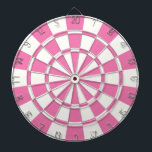 Cible De Fléchettes Fille Rose Et Blanc<br><div class="desc">Cible de flechettes Rose Et Blanc Fille</div>