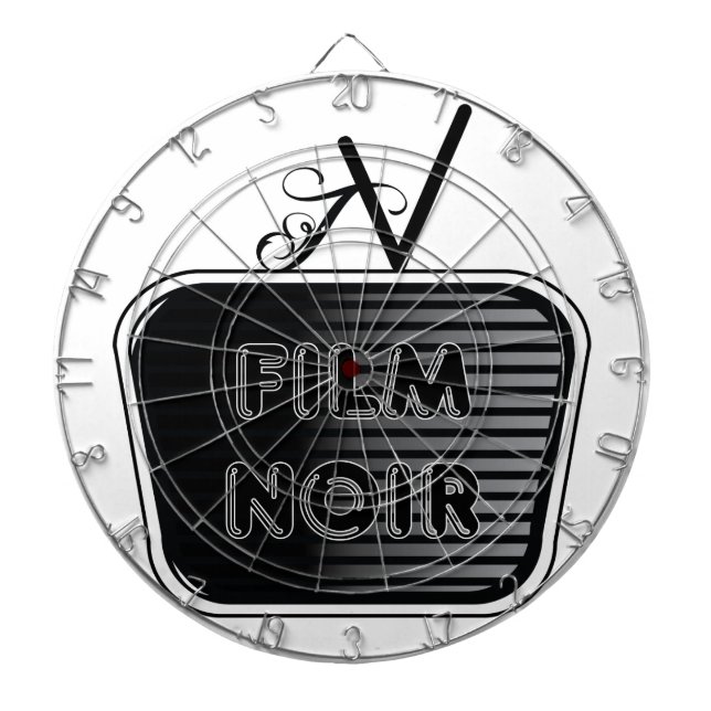 Cible De Fléchettes Film Noir (Devant)