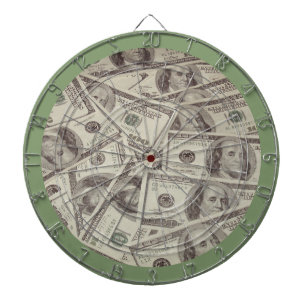 Cible De Fléchettes Fléchettes de billet d'un dollar