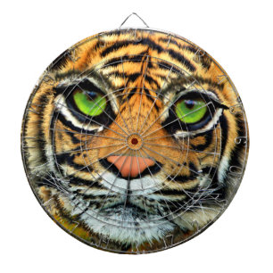 Cible De Fléchettes Fléchettes de tableau de tigre sauvage