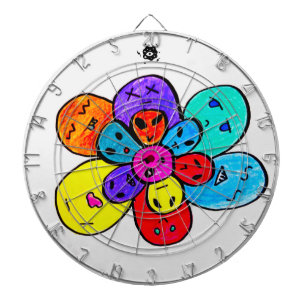 Cible De Fléchettes Fleur Alien Trippy