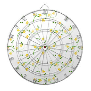 Cible De Fléchettes Fleuris et Fleurs