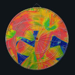 Cible De Fléchettes fleurs fluorescentes<br><div class="desc">fleurs fluorescentes</div>