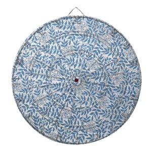 CIBLE DE FLÉCHETTES FLORAL BLEU ÉLÉGANT