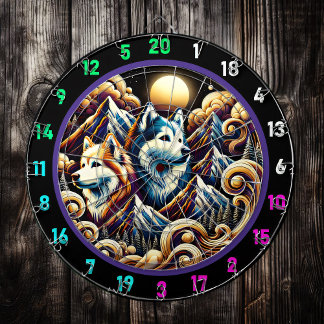 Cible De Fléchettes Fonction de mur brillant Husky Skyline