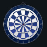 Cible De Fléchettes fond bleu marine et tableau blanc<br><div class="desc">par asyrum</div>
