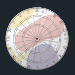 Cible De Fléchettes Formes biologiques Motif d'art Sun Blob<br><div class="desc">Conçu par Dream Big Digital Design</div>