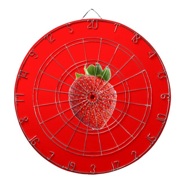 Cible De Fléchettes Fraise d'été (Devant)