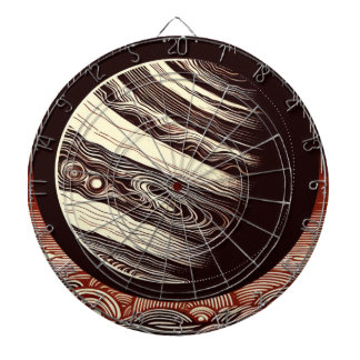 Cible De Fléchettes FSF Jupiter Woodcut 2