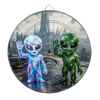 Cible de fléchettes Galactic Friends