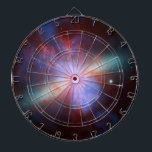Cible De Fléchettes Galaxy M82 Hubble NASA<br><div class="desc">Cette image rouge, turquoise, violette et bleue de la galaxie M82 - aussi connue sous le nom de NGC 3034 - est un composite coloré créé à partir de données provenant du télescope spatial Hubble, de l'Observatoire des rayons X de Chandra et du télescope spatial Spitzer. Crédit photo : NASA,...</div>
