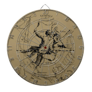 Cible De Fléchettes Gemini Constellation Zodiac Hevelius 1690