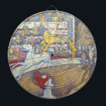 Cible De Fléchettes Georges Seurat - Le Cirque<br><div class="desc">Le Cirque / Le Cirque / Le cirque Une ecuyere a cheval,  un clown et des acrobates de Georges Seurat en 1890-1891</div>