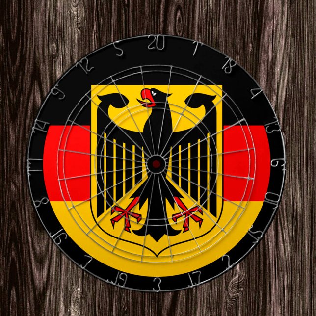 Cible De Fléchettes German Flag Dartboard & Germany / game board (Créateur téléchargé)