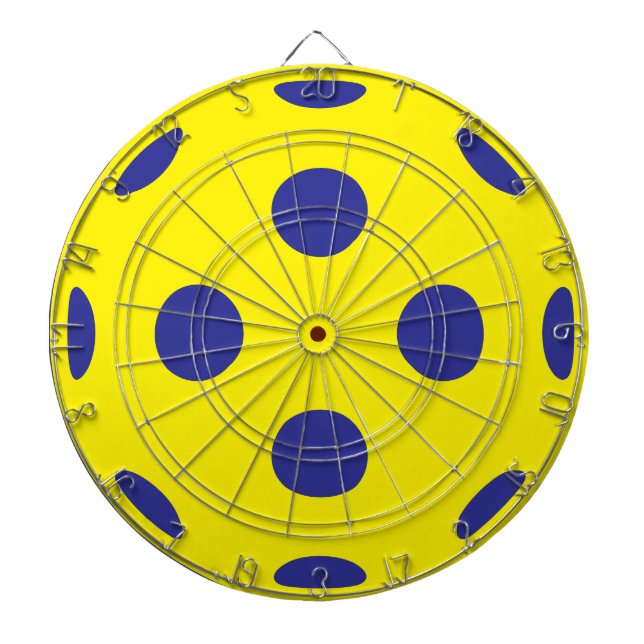 Cible De Fléchettes Giant yellow pickleball dartboard game (Devant)