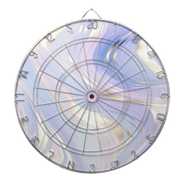 Cible De Fléchettes Glam en or lavande (Devant)