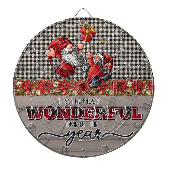 Cible De Fléchettes Gnome C'est le moment le plus merveilleux de l'ann (Devant)