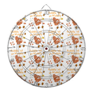 Cible De Fléchettes Gobble jusqu'à ce que vous tourbillonnez motif1