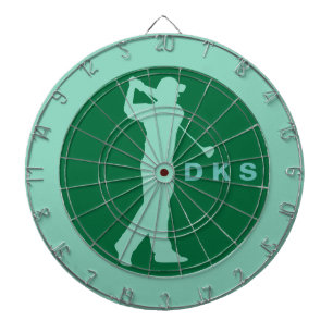 Cible De Fléchettes Golf Swing Club Green Golf Personnalisé
