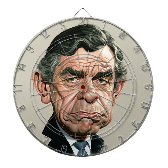 Cible De Fléchettes Gordon Brown Dartboard (Devant)