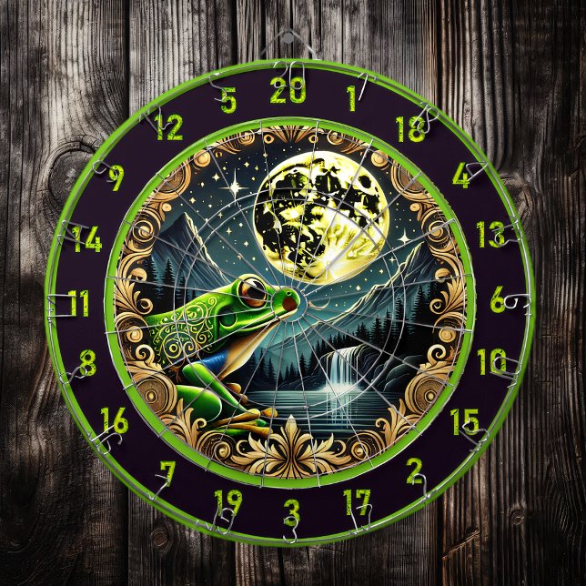 Cible De Fléchettes Grenouille D'Or Hop Dans La Perfection Rustique (Créateur téléchargé)